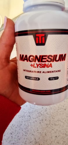 Customer photo review of Magnesium + LYSINA - 120 cps