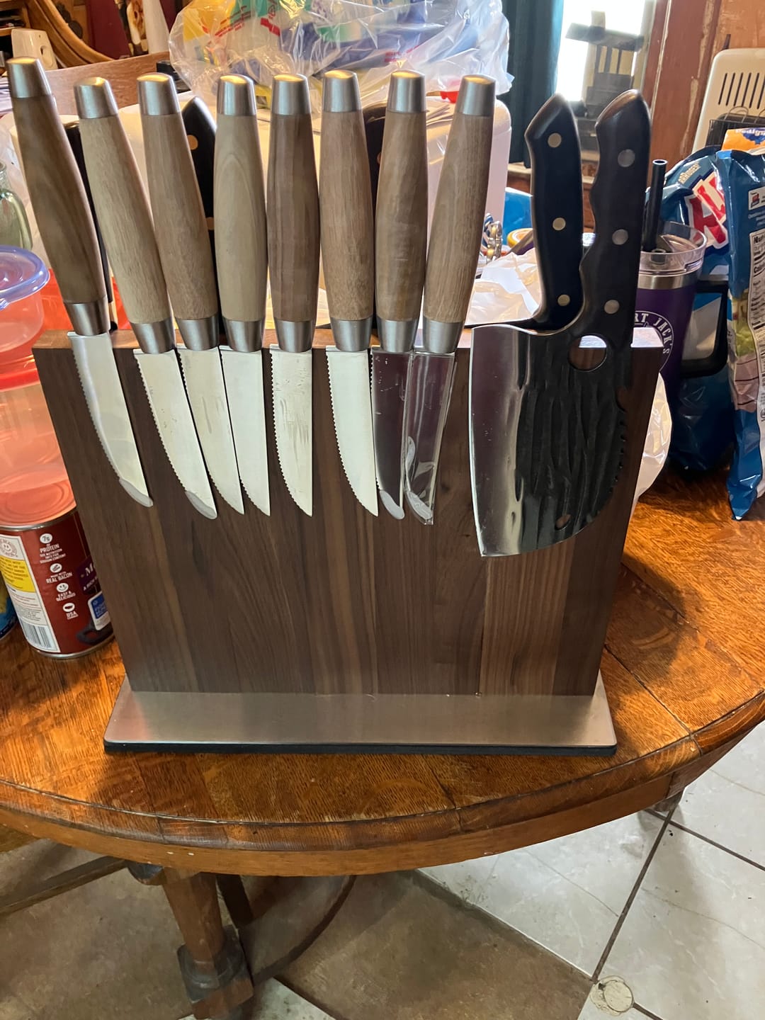 Customer photo review of Rustic Steak Knives