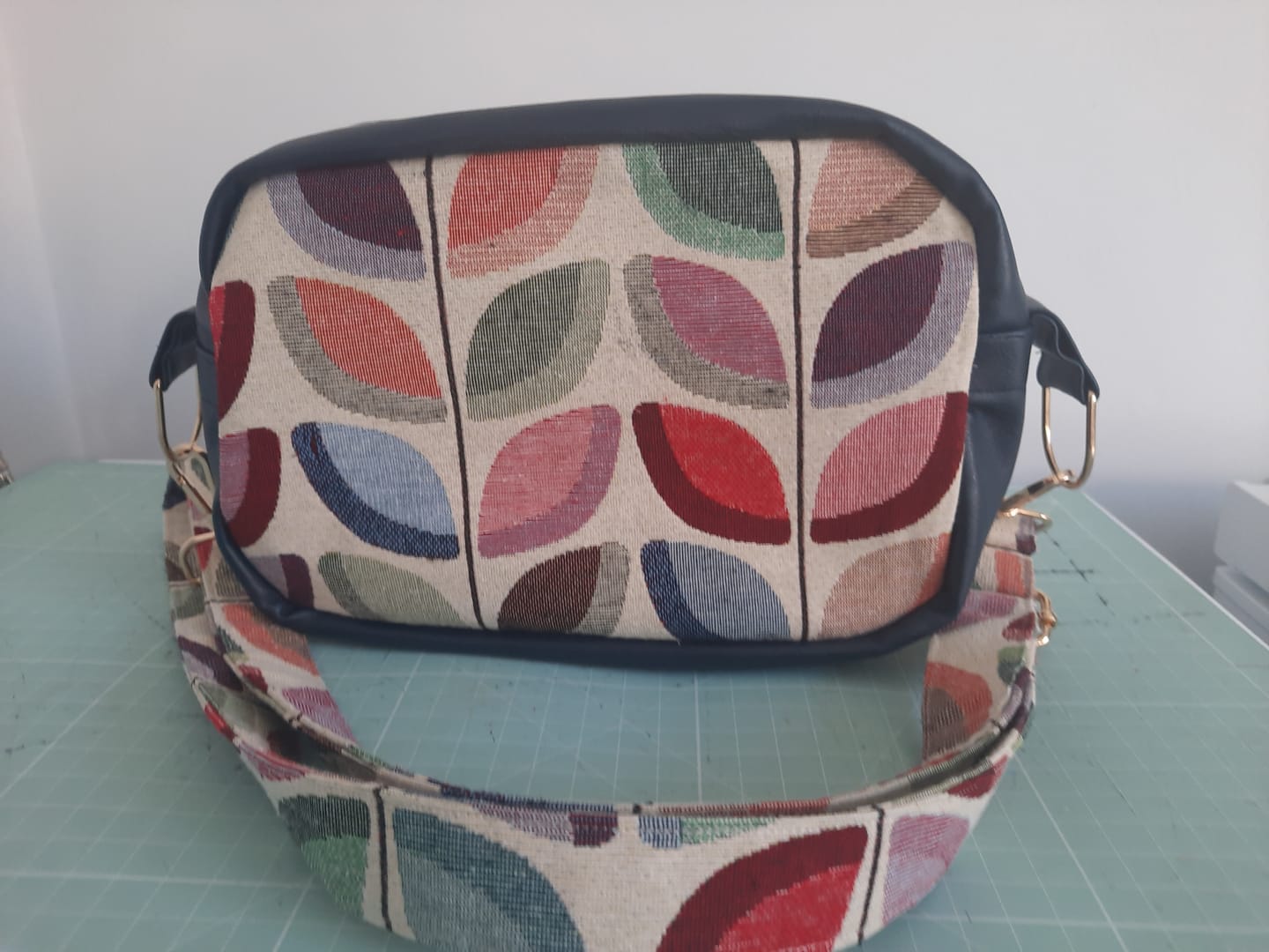 Customer photo review of Plain Faux Leather Fabric