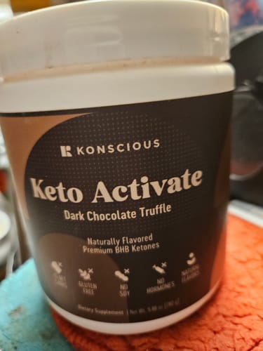 Customer photo review of Keto Activate Dark Chocolate Truffle