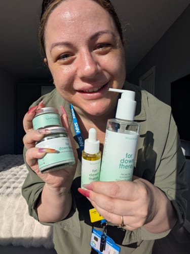 Customer photo review of Superfood Intimate Care Kit