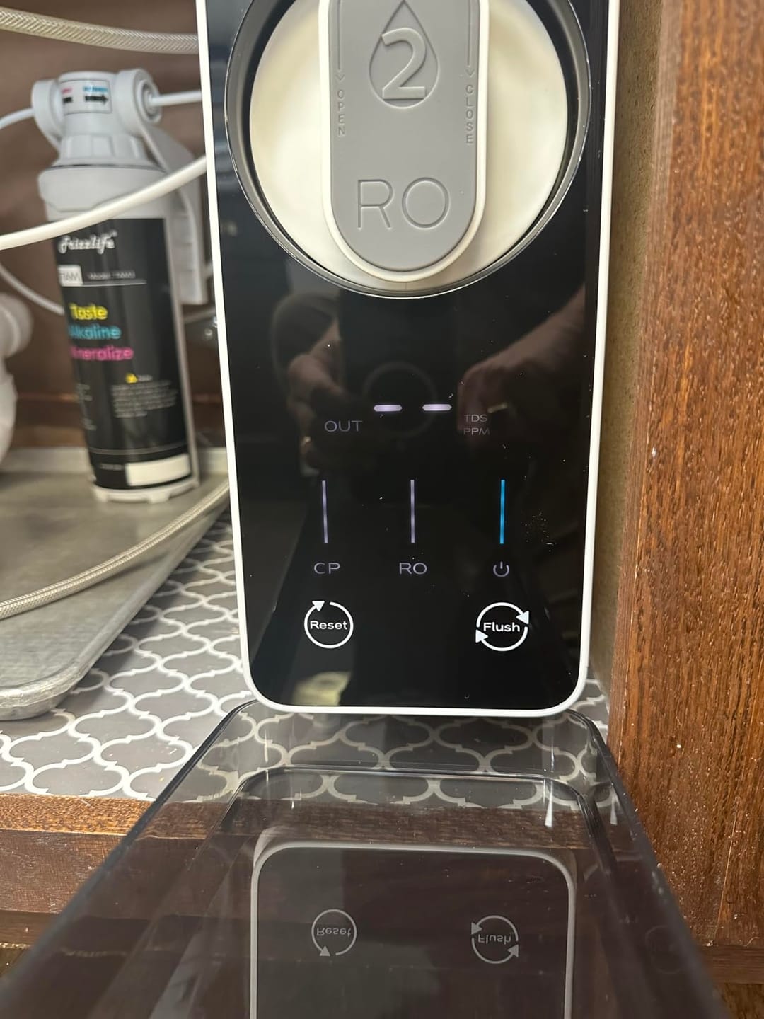 Customer photo review of Frizzlife 600 GPD Tankless Reverse Osmosis Water System With Alkaline & Remineralization, PD600-TAM3