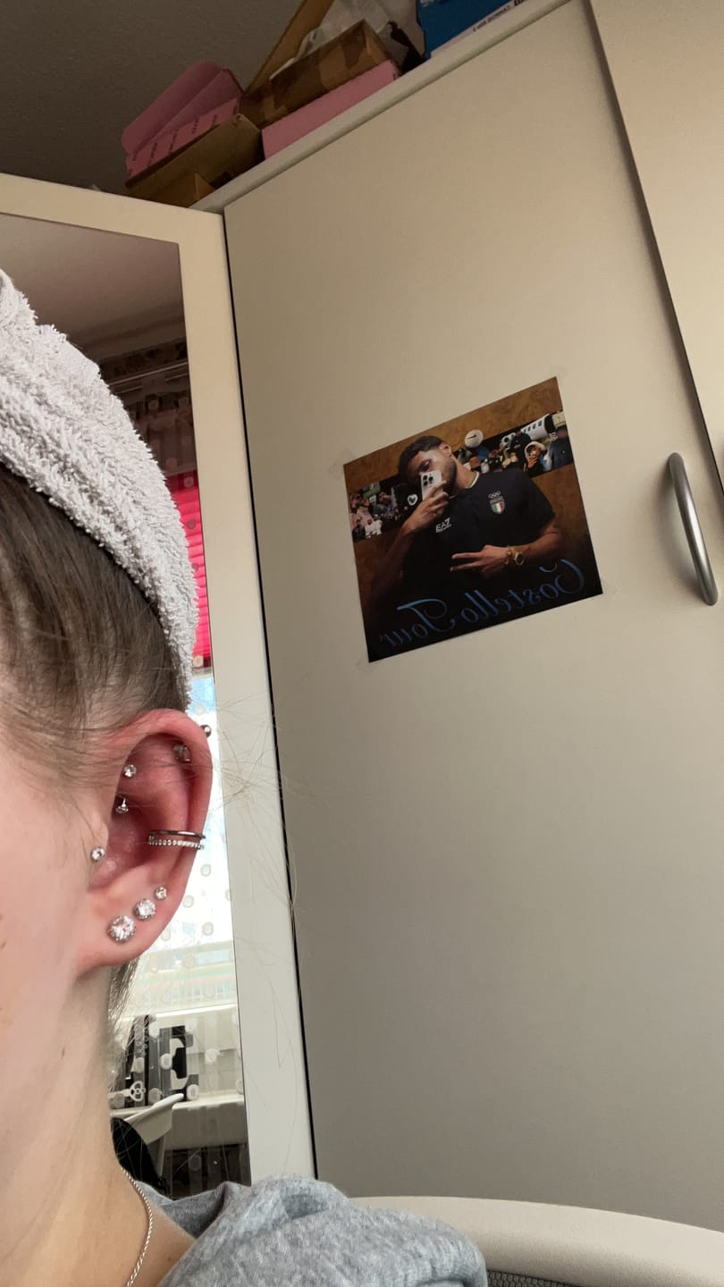 Customer photo review of Donna Piercing | Titan