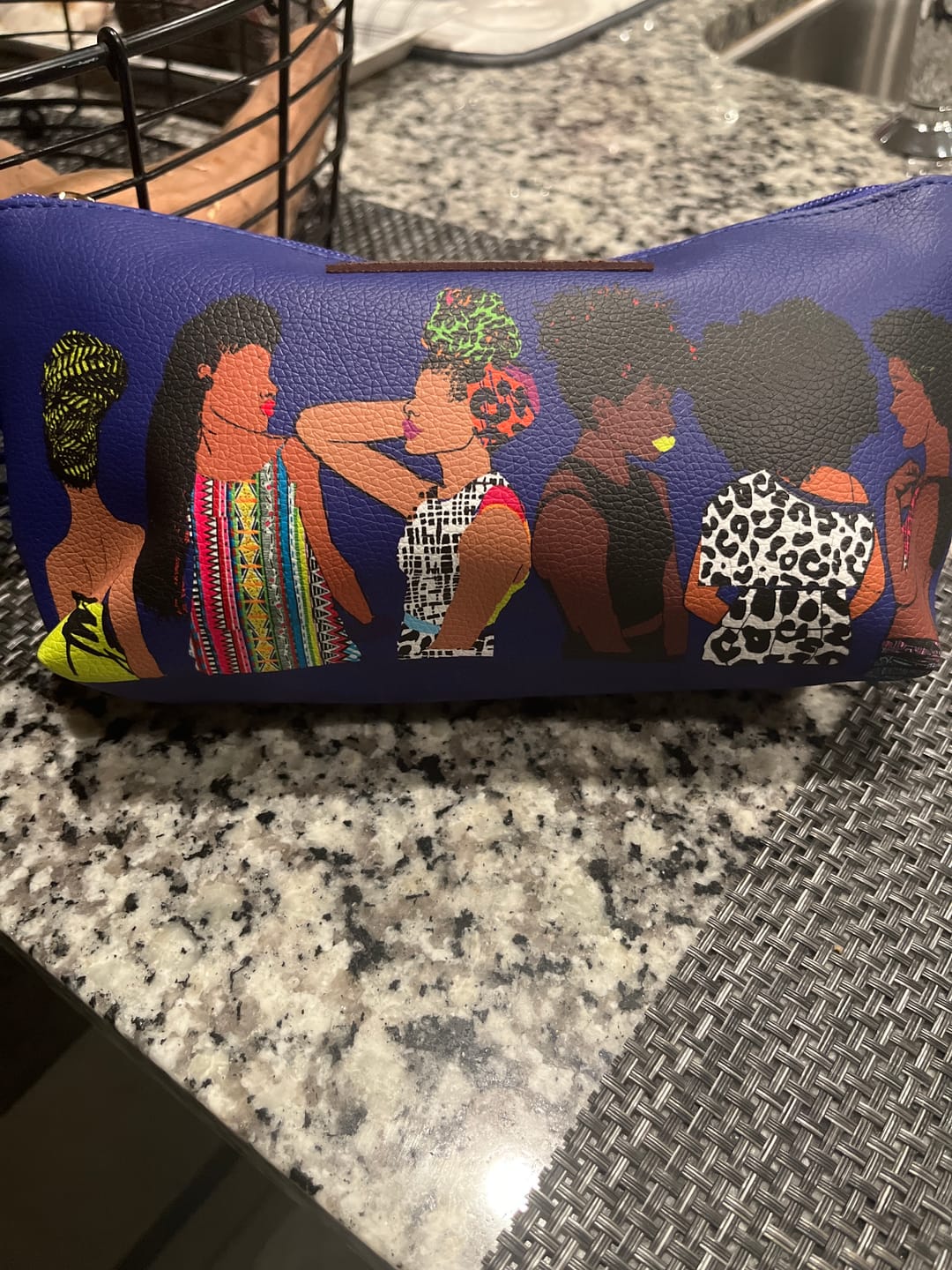 Customer photo review of Squad Royal Blue Cosmetic Bag
