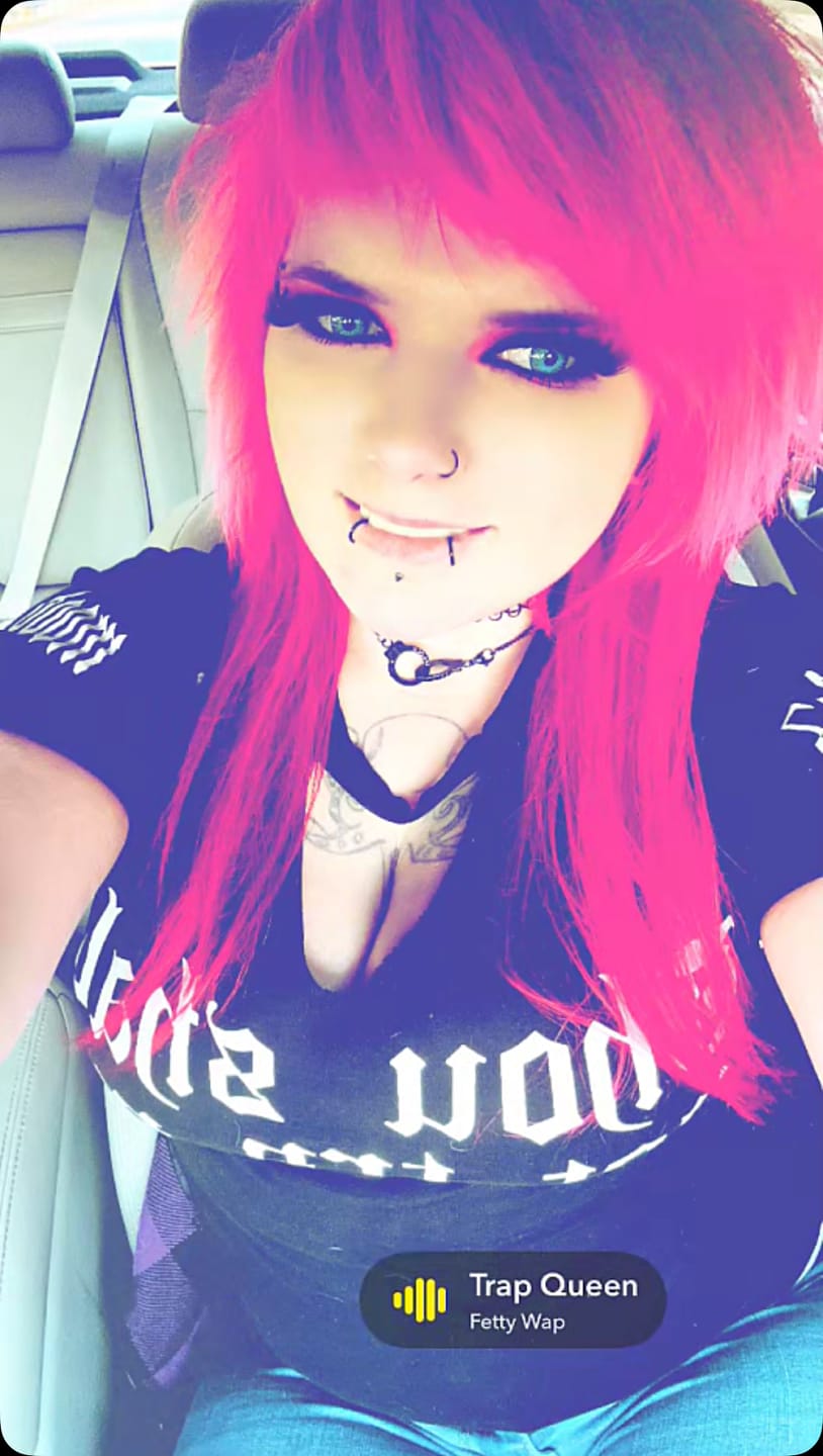 Customer photo review of Pixie Blue Prescription Coloured Contact Lenses