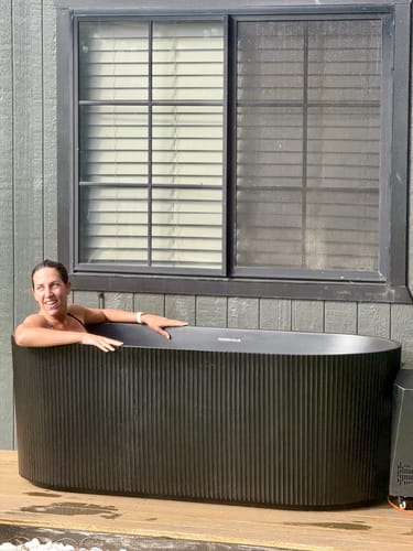 Customer photo review of Nordhaus Ice Bath - WIFI - Matte Black - Fluted
