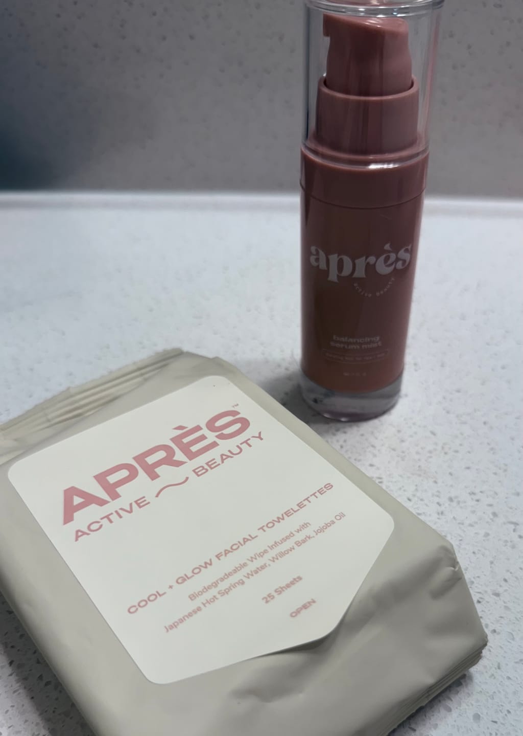 Customer photo review of Balancing Serum Face + Body Mist
