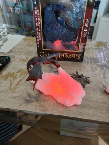 Customer photo review of Fire-Breathing Dragon LED Night Light - Perfect Gift for Kids and Girls