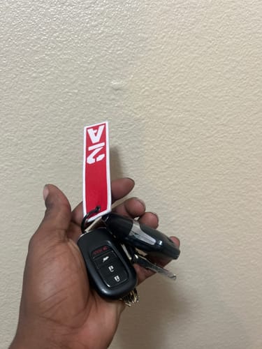 Customer photo review of 2A-Red Keytag