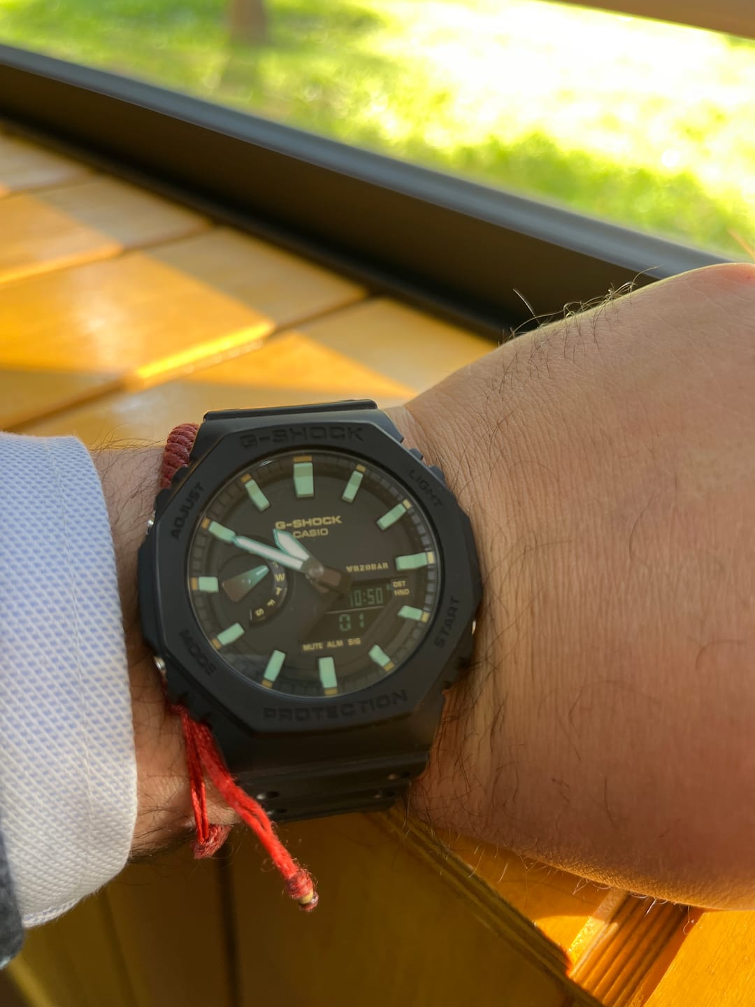 Customer photo review of Reloj Casio G-Shock "Casioak" GA-2100RC-1A Carbon Core