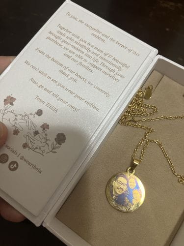 Customer photo review of Aiah Emblem (Disc)