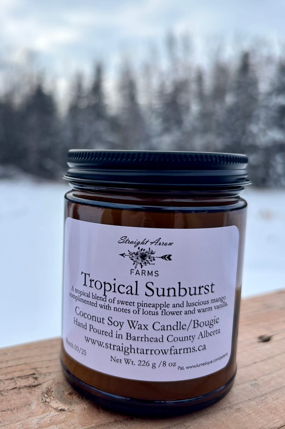 Customer photo review of 9oz (250ml) 50 CASES OF 12 - $0.94/Each - (600 JARS) Amber Glass Straight-Side Jar (CS/12)