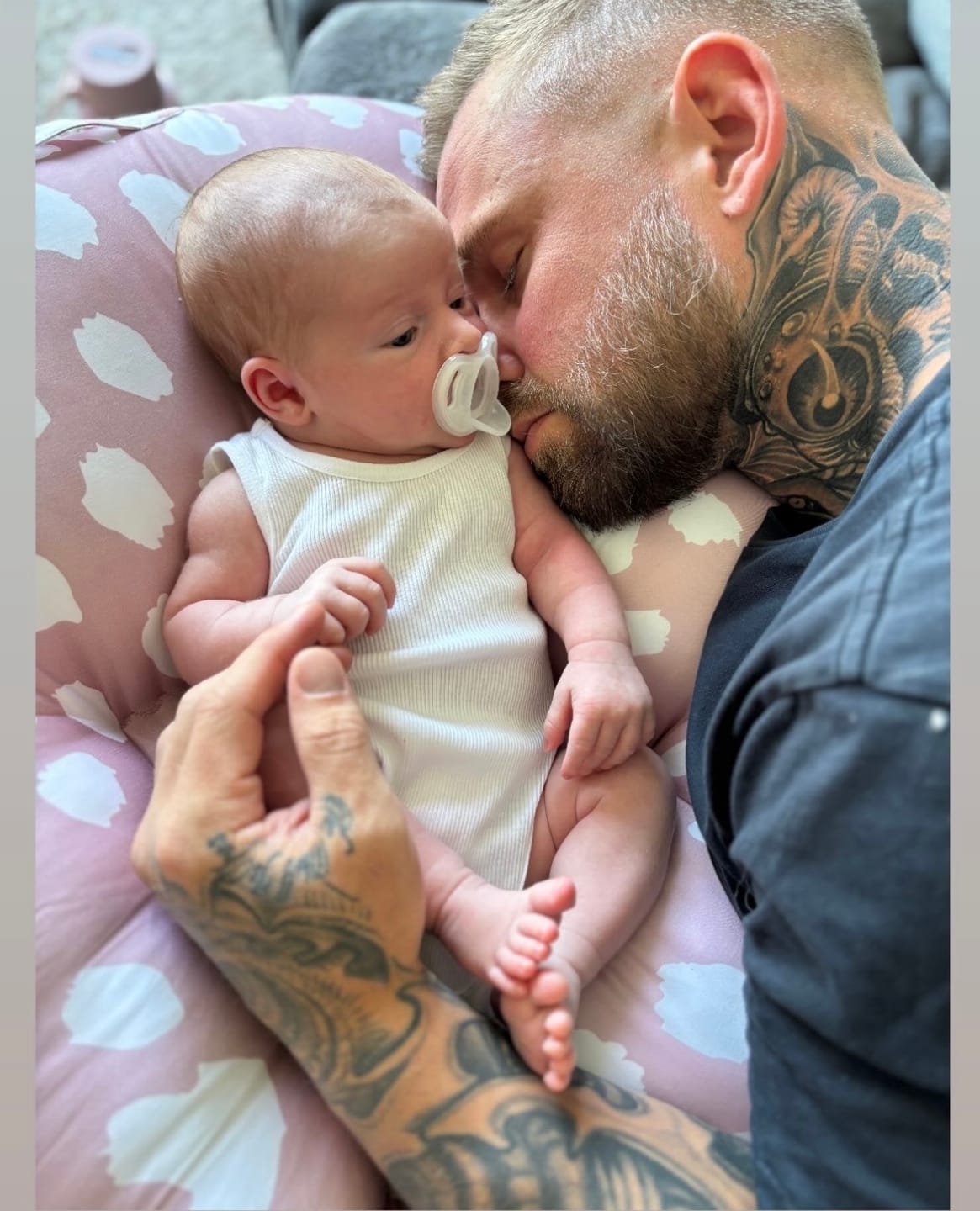 Customer photo review of Cushii Lounger Marula - Blush