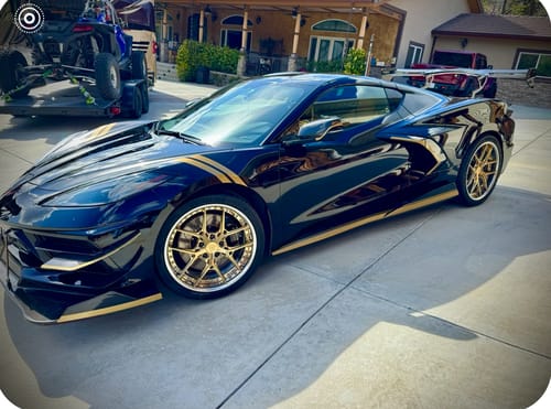 Customer photo review of CUSTOM 2-PIECE FORGED WHEELS: RV-DR08