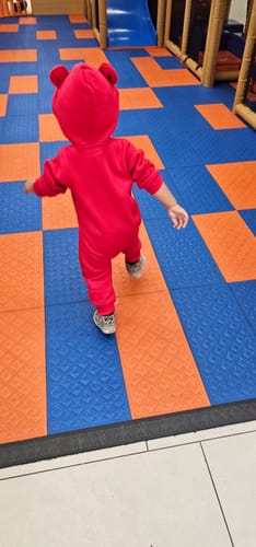 Customer photo review of Bear Zipper Onesie - 14 Colours