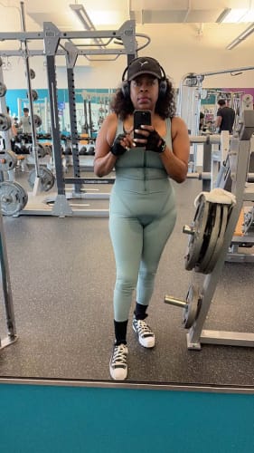 Customer photo review of Compression Bodysuit