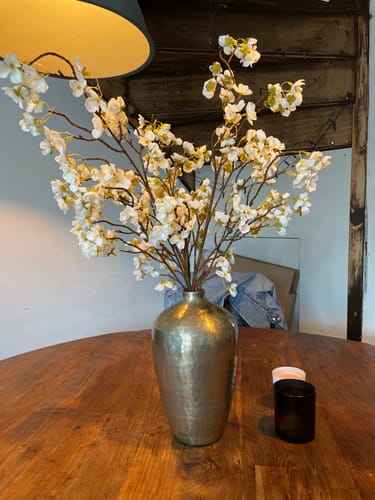 Customer photo review of Zijden Bloesem - Wit (3stengels)