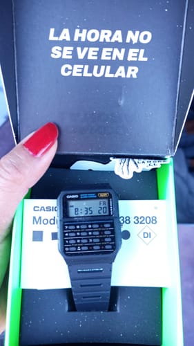 Customer photo review of Reloj Calculadora Casio Vintage CA-53W-1Z Negro