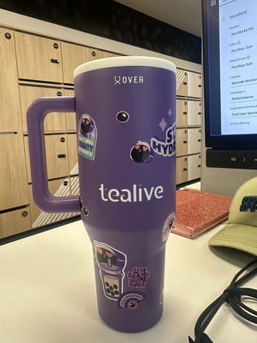 Customer photo review of OVER x Tealive