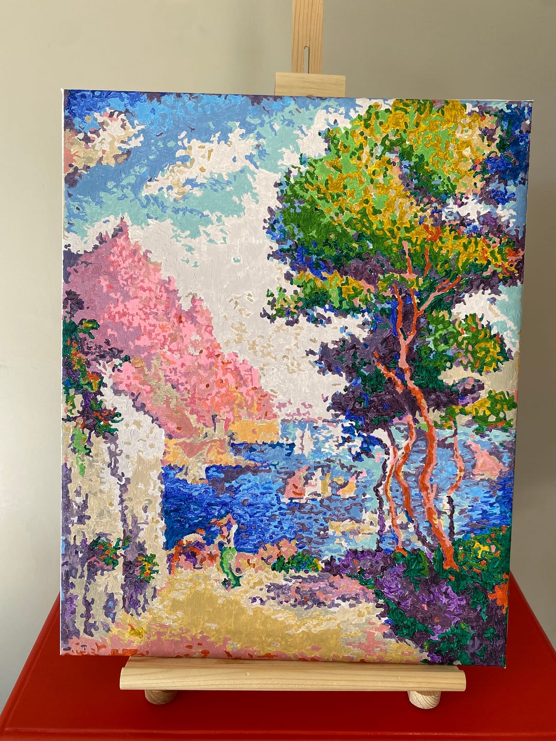Customer photo review of Capo di Noli Anagoria - Paint by Numbers