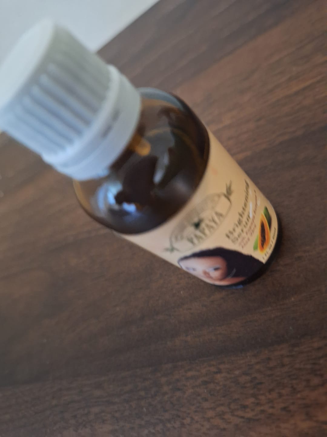 Customer photo review of Organic Extract of Papaya Brightening Serum - 30ml / 1 Fl Oz