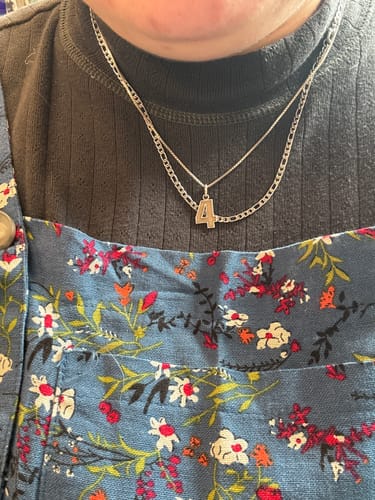 Customer photo review of Dainty Figaro Chain