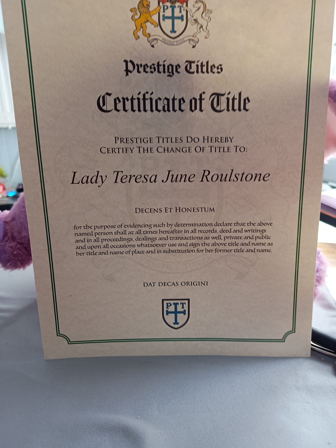 Customer photo review of Lady Title Pack