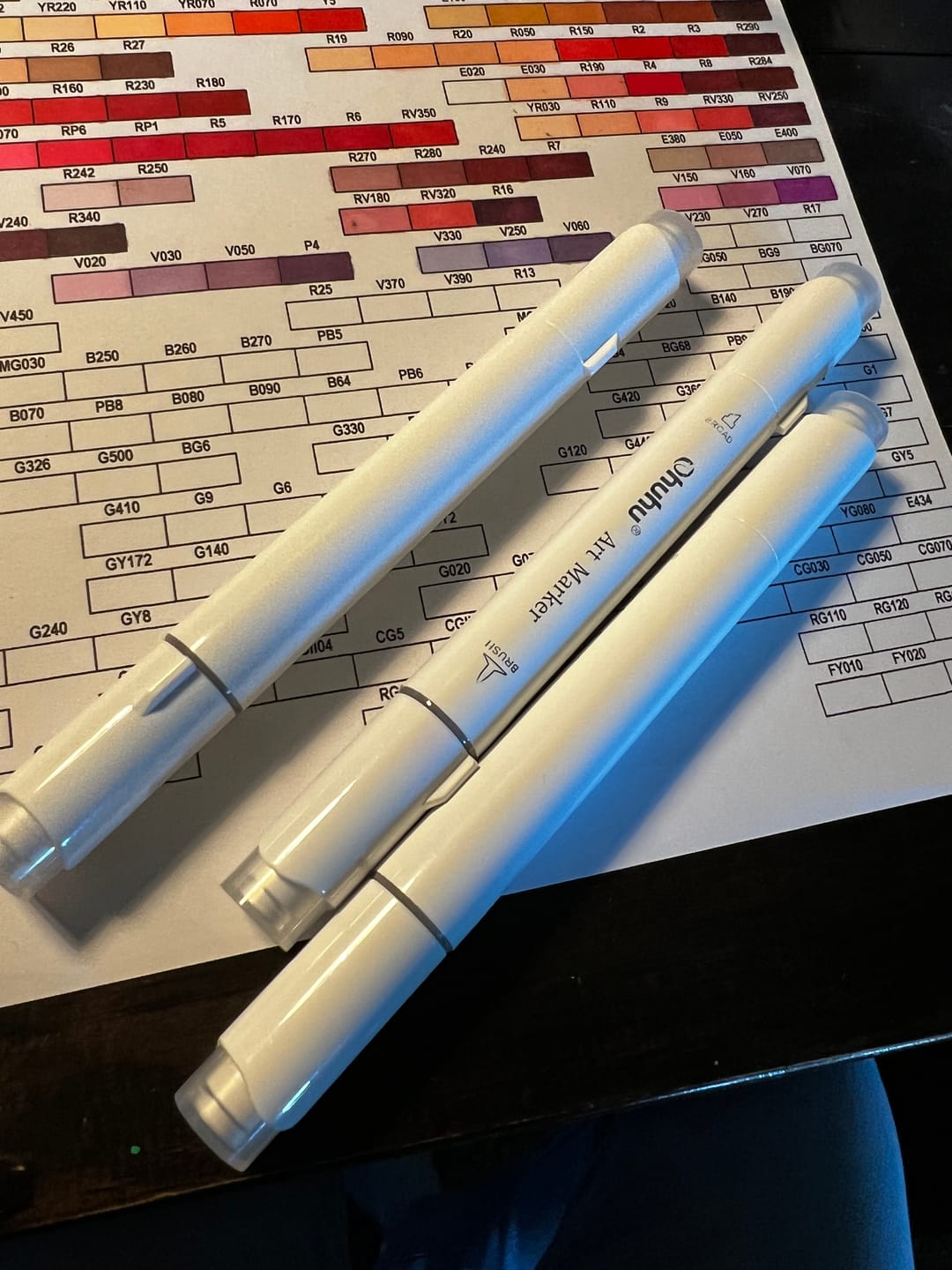 Customer photo review of Ohuhu Honolulu Colorless Blender Marker - Pack of 6