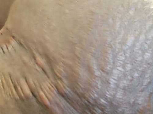 Customer photo review of Peeling savon noir anti vergetures