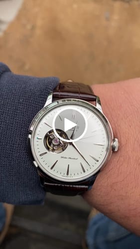 Customer video review of Reloj Orient Automatic RA-AG0002S10B Open Heart Cuero 40 mm