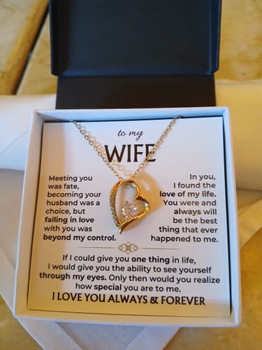 Customer photo review of To My Wife - I Love You Always & Forever - Gift Set - SS568