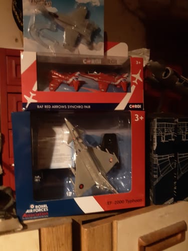 Customer photo review of RAF Die-Cast EF-2000 Typhoon Model Aircraft
