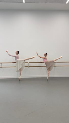 Customer photo review of Ballet Tights Convertible - Pink