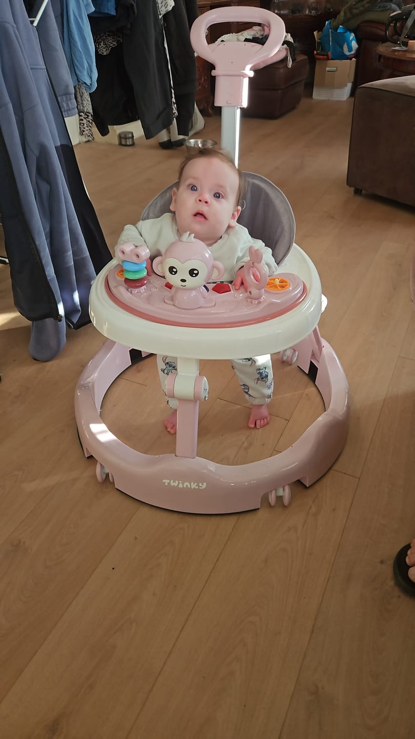 Customer photo review of Twinky Loopstoel Baby - Roze