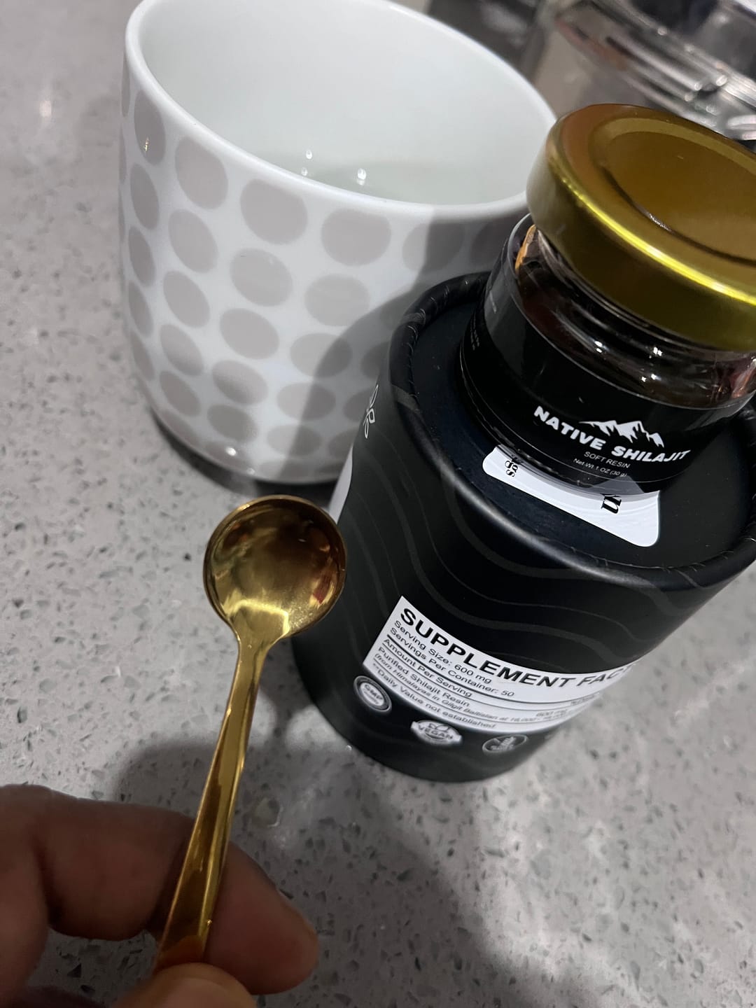 Customer photo review of Native Shilajit