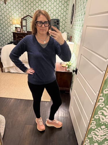 Customer photo review of Francesca Sweater - Twilight Storm