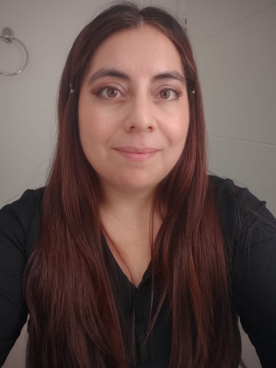 Customer photo review of Tinte 100% Natural Hamsa Herbal (Tono Castaño)