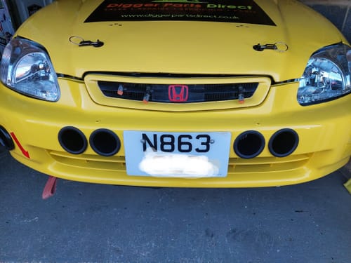 Customer photo review of Moulded ABS Ram Duct for 80mm Ducting