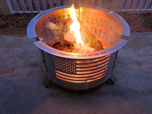 Customer photo review of MYFIRESIDE GRILL & GRIDDLE