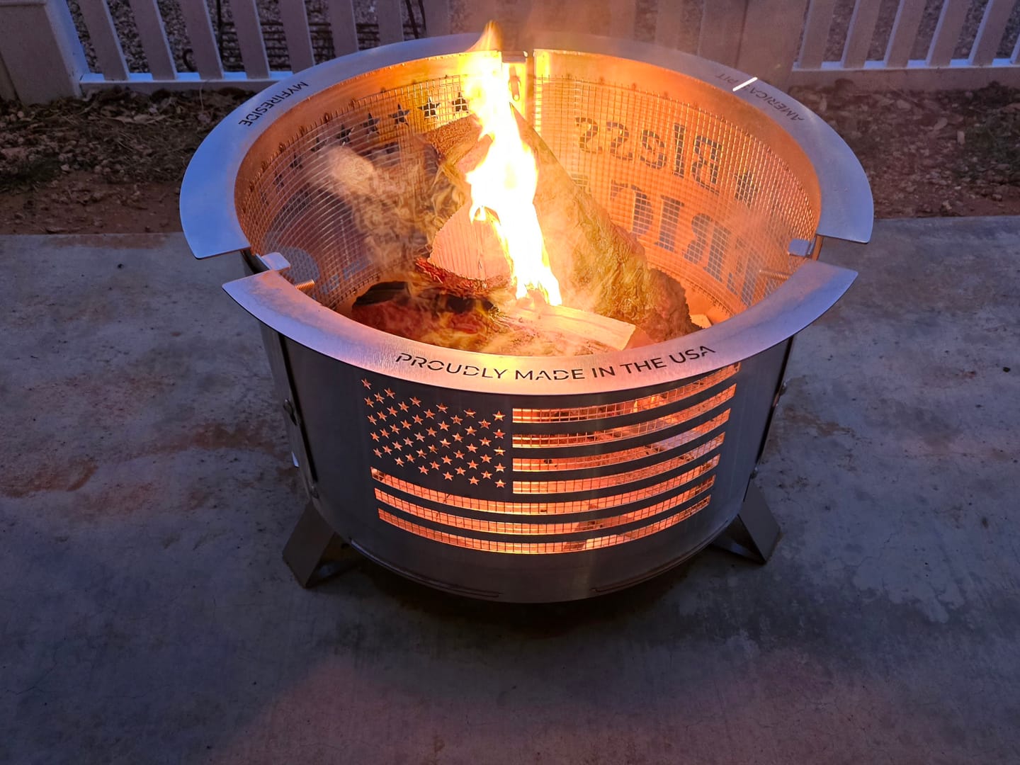 Customer photo review of MYFIRESIDE GRILL & GRIDDLE