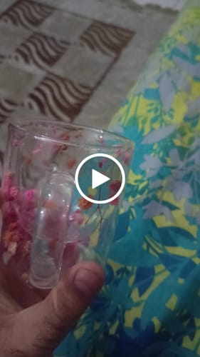Customer video review of Double Glass Decorative Cups