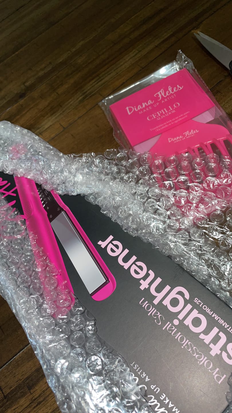 Customer photo review of Peine Para Ondas Diana Fletes