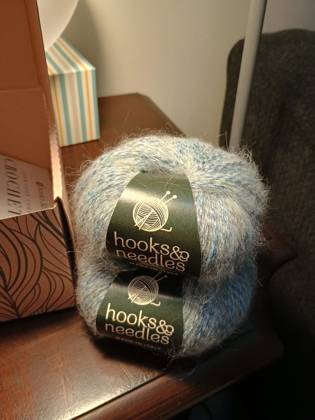 Customer photo review of Extra 2 Mystery Balls of Yarn