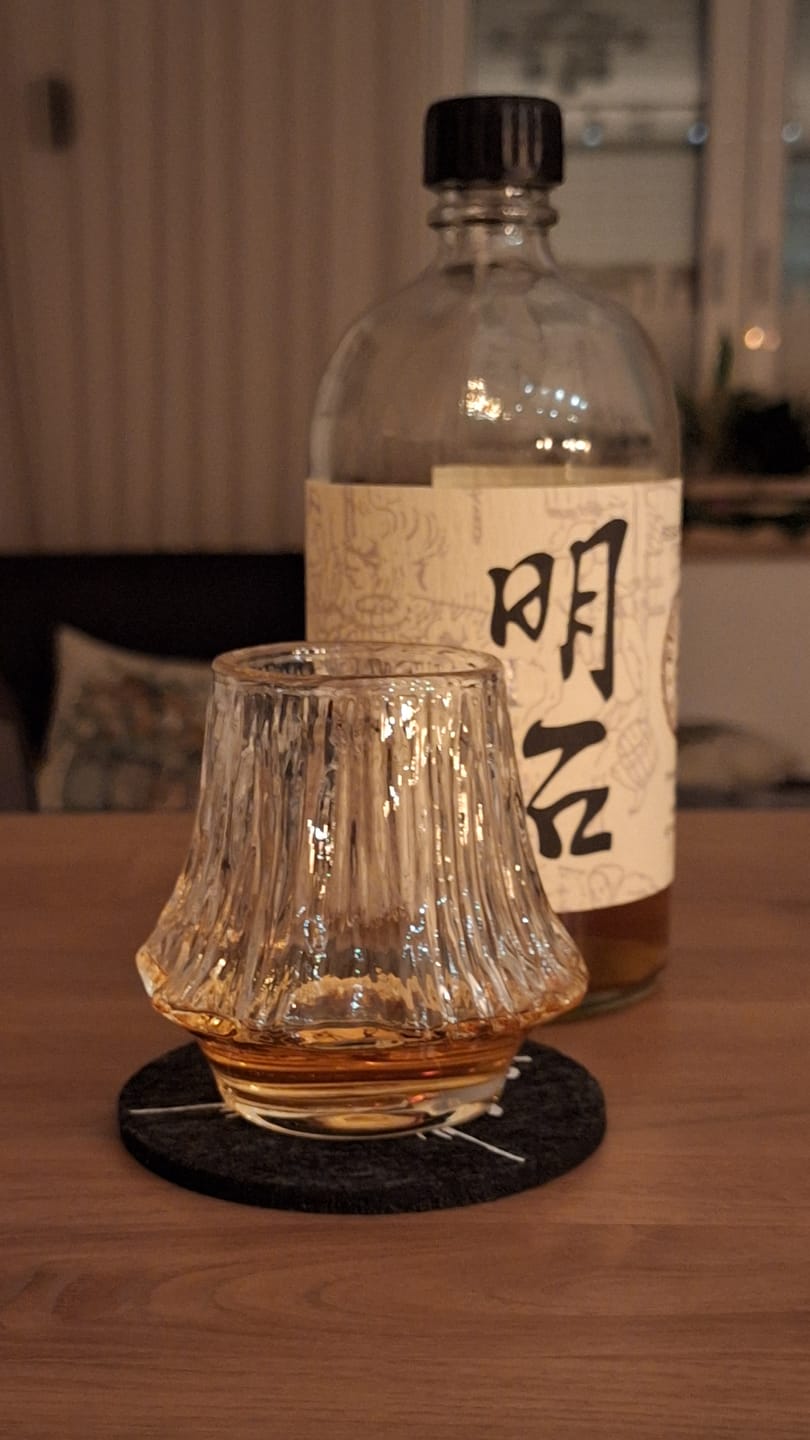 Customer photo review of Fuji - Handmade Japanese Whiskey Glass
