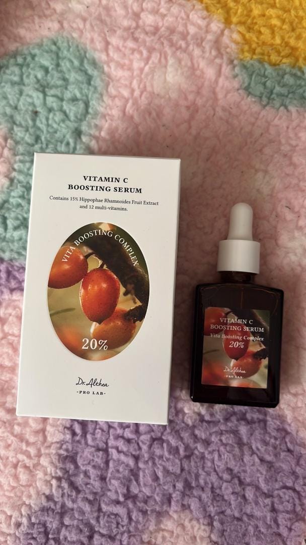 Customer photo review of DR. ALTHEA - Vitamin C Boosting Serum 30 ML | Suero Iluminador Reafirmante