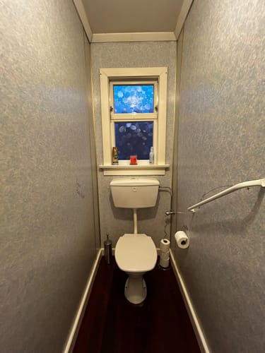 Customer photo review of Honeycomb Bee - Geometric Metallic Wallpaper - Black - Charcoal