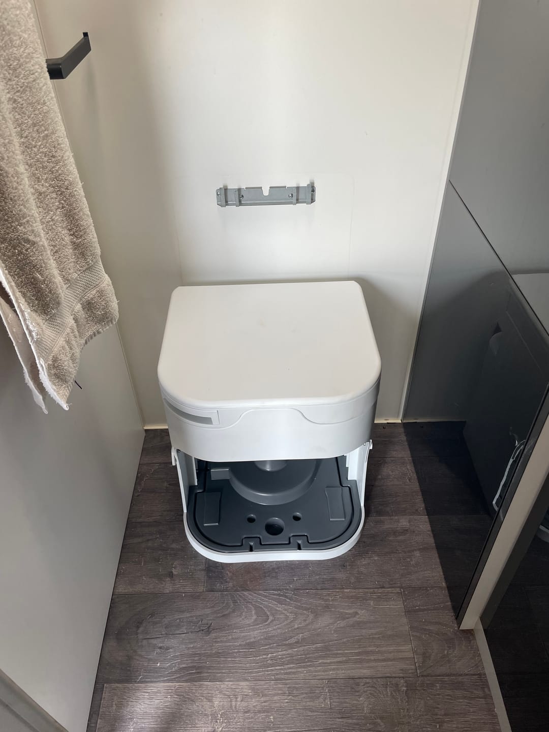 Customer photo review of OGO Origin Sleek Composting Toilet