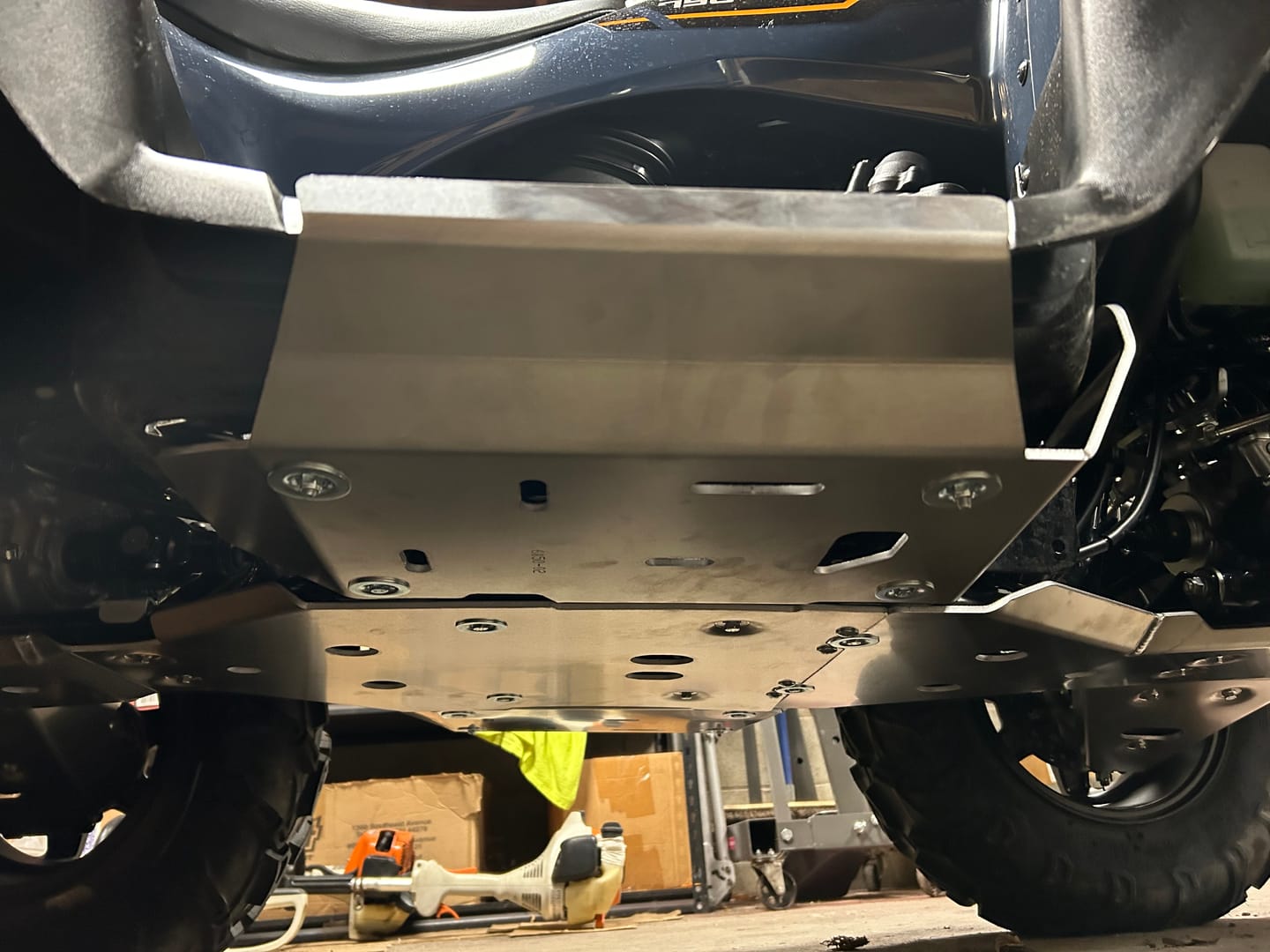 Customer photo review of Full Skid Plate Kit — Kawasaki Brute Force 650/750 (2008+)