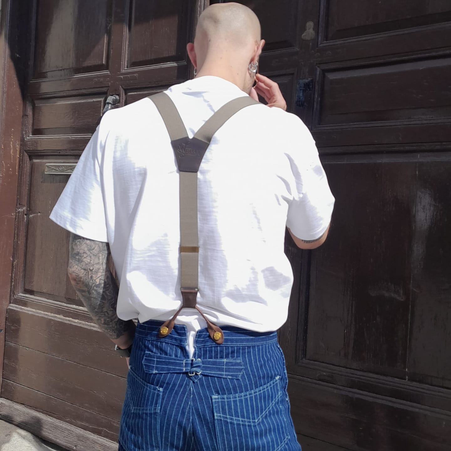 Customer photo review of 1920s Wabash Railway Work Pants