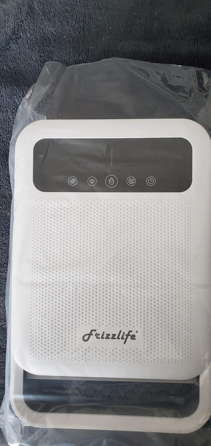 Customer photo review of Frizzlife Dehumidifier With Air Purifier, 135oz Water Tank,DH80